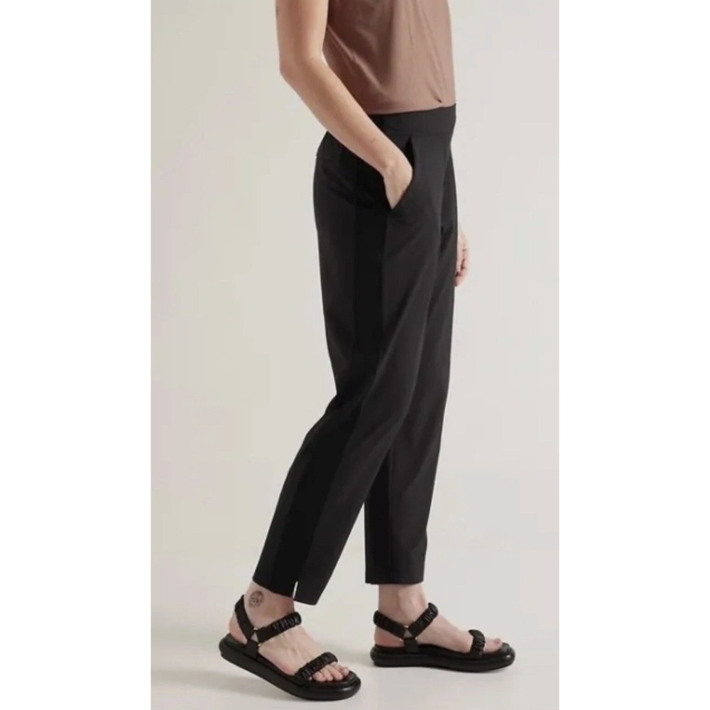 ATHLETA Brooklyn Ankle Pant Black Pants 10 Stretch Tapered Travel #198671 $99 - Picture 2 of 12
